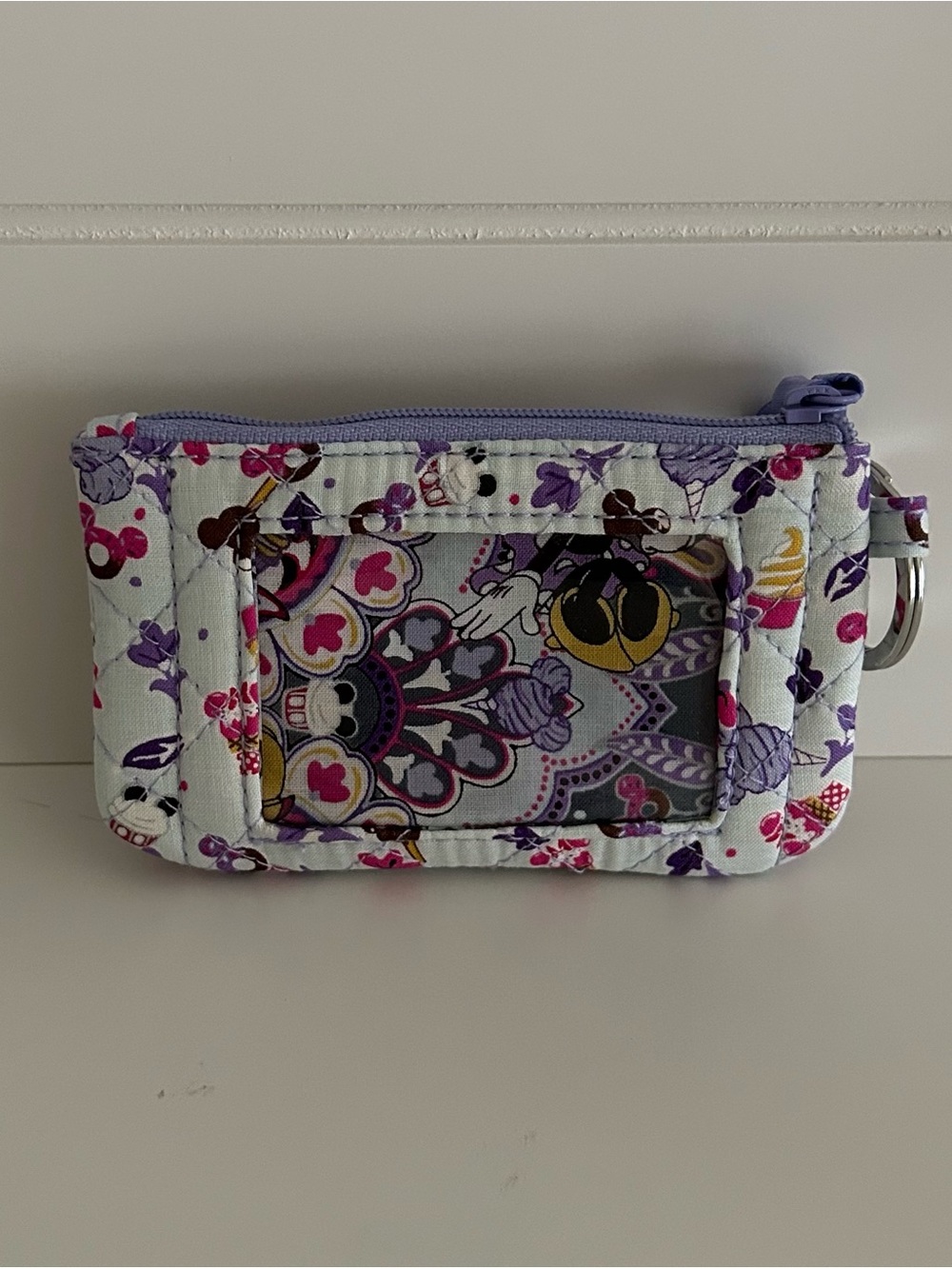 Vera Bradley Disney Zip ID Case